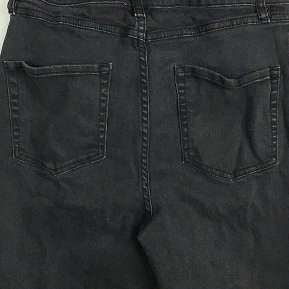 Hot Topic HT‎ Denim Jeans Womens Juniors Sz 7 Black High Rise Mom Jeans - Picture 4 of 10